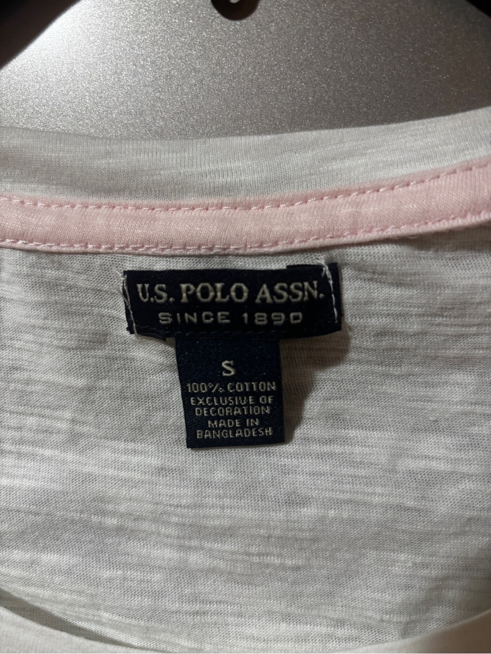 Us Polo Assn Women Tee Size Small 100% Cotton - Picture 3 of 4